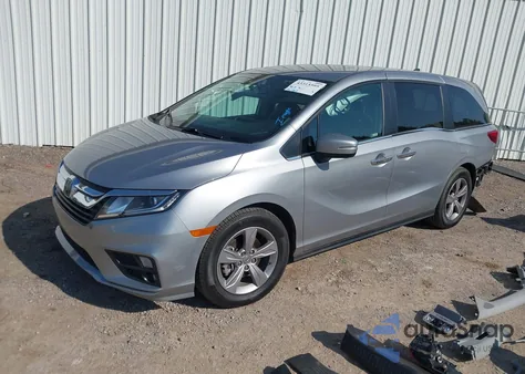 2020 Honda Odyssey Ex-L/Ex-L W/Navi Res from USA, damaged, VIN 5FNRL6H73LB002088
